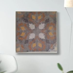 Yellow And Gray Modern Wall Decor 15x15 (2 Piece Set)